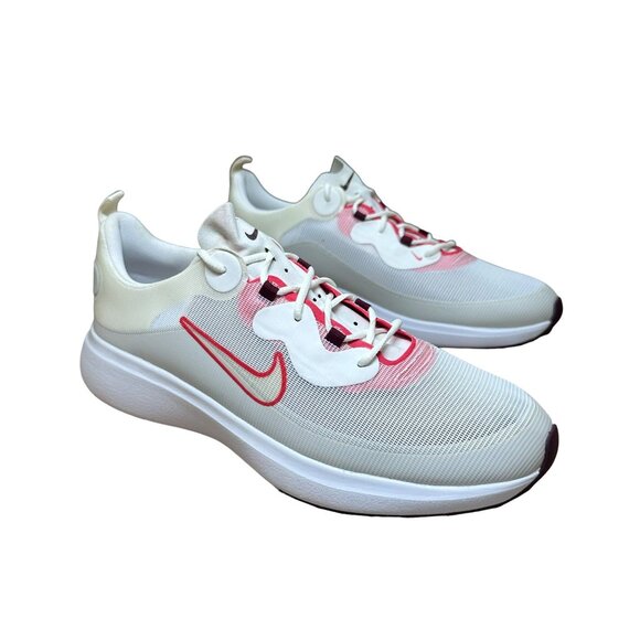Nike Ace Summerlite Spikeless Womens Golf Shoes 9.5 Beige Red Sneaker DA4117-100 - Picture 2 of 12
